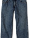 Levi's Boys 8-20 550 Relaxed Fit Jean Husky, CLEAN CROSSHATCH, 8 Husky