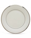 Beautiful in its simplicity, this dinnerware collection features a timeless, elegant design. The pristine white bone china is accented by a single, shimmering band of platinum. The understated beauty will add a refined sophistication to your dining experience for years to come.