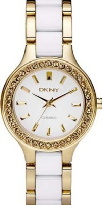 DKNY Ceramica Gold-tone Ladies Watch NY8140