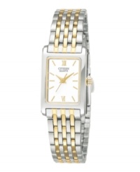 Traditional watch design, rescaled to a petite feminine size by Citizen.