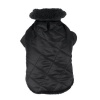 Zack & Zoey Polyester Thermal Lined Dog Jacket, X-Small, Black