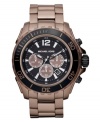 A rough and ready chronograph watch in dusky tones from Michael Kors.