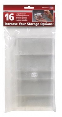 Stack-On DIV-LG Large Parts Storage Organizer Dividers, 16 Pack