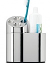 simplehuman Toothbrush Holder with Caddy, Chrome