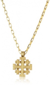 The Vatican Library Collection Gold-Tone Jerusalem Cross Necklace