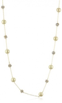 Carolee Pearl and Crystal Basics Necklace, 36