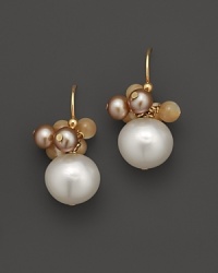 A shimmering mix of mother-of-pearl and cultured freshwater pearls.