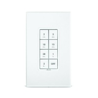 Smarthome 2486DWH8 KeypadLinc INSTEON 8-Button Scene Control Keypad with Dimmer, White