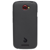 Diztronic Matte Back Black Flexible TPU Case & Screen Protector for HTC One S (T-Mobile) [Diztronic Retail Packaging]