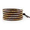 Chan Luu Gold and Sterling Silver Wrap on Brown