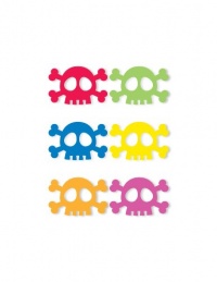 Kikkerland Skull Silicone Drink Markers, Set of 6