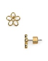 Oh the power of flower: MARC BY MARC JACOBS puts the petal in metal with this pair of daisy-shaped studs.