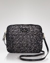 kate spade new york puts flash in drive with this glitter splashed crossbody, which is cleverly designed to conceal your iPad.