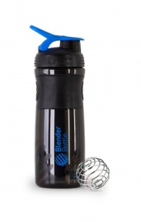 BlenderBottle 28-Ounce SportMixer, Black/Blue