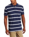 U.S. Polo Assn. Men's Narrow Striped Polo With Small Pony