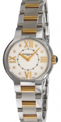 Raymond Weil Women's 5927-STP-00995 Noemia Two tone Diamond Dial Watch