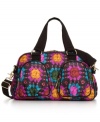 Bring bold style to your everyday accessorizing with this flirty floral print design from LeSportsac. Crafted in durable nylon with sturdy handles and convenient crossbody strap, it's perfect for on-the-go fashionistas  everywhere.