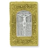 Gold-tone & Silver-tone Crucifixion Rosary Box