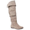 Riverberry Women's 'Herbie' Knee-high Microsuede Fashion Boots (More colors available)