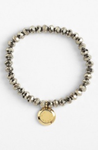 Michael Kors Brilliance Charm Bead Stretch Bracelet, Gold