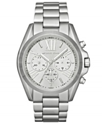 Steely sophistication engulfs this classic Bradshaw watch from Michael Kors.