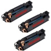 3 Pack Ink4work Remanufactured C3500B001AA (128) Black Laser Toner Cartridge Fits Canon ImageClass D550, MF4412, MF4420n, MF4450, MF4550, MF4550d, MF4570dn, MF4580dn-