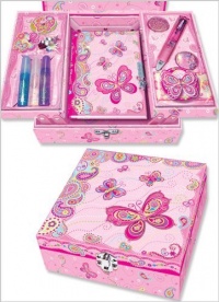 Pecoware / Create Your Own Secret Diary Set, Fancy Butterfly