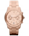 Style in full bloom: a rosy Mercer collection watch from Michael Kors.