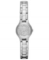 Polish your work wardrobe with this shimmering steel watch from DKNY.