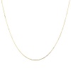 Duragold 14k Yellow Gold Solid Box Chain Necklace (.45mm ), 18