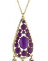 Kate Spade New York Paisley Park Purple Pendant Necklace