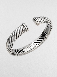 From the Waverly Collection. A simply chic style with an iconic, cabled design that's perfect for stacking or wearing alone. Sterling silverDiameter, about 2.5Hinged closureImported 