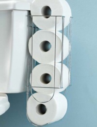 Side of Tank Toilet Paper Holder