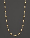 From the Siviglia collection, a necklace with medium-sized stationed beans, designed by Marco Bicego.