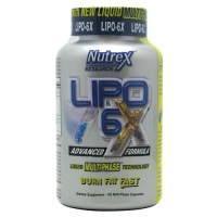 Nutrex Research Lipo-6X, 120 Capsules,  Bottle