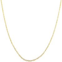 14 Karat Yellow Gold 0.8-mm Loose Rope Chain (18 Inch)