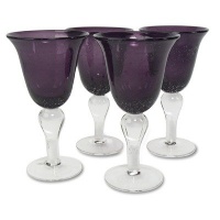 Iris Goblet in Plum (Set of 4)