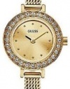 GUESS Yellow Gold-Tone Petite And Feminine Wat