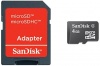 Sandisk 4GB MicroSDHC (MicroSD High Capacity) Memory Card (SDSDQ-4096-E11M, Retail Package)