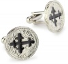 The Vatican Library Collection Men's Black Cross Cufflinks