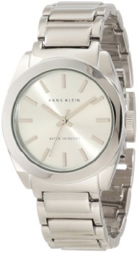 Anne Klein Women's AK/1061SVSV Round Silver Tone Watch