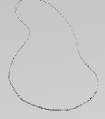 Delicate, faceted glass beads compliment the supple metallic leather cord. Glass beadsLeather cordLength, about 53½Slip-on styleImported 