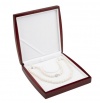 AAA 7.5-8mm White Freshwater Cultured Pearl Necklace 22in Elegant