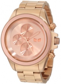 Vestal Women's ZR2008 ZR-2 Minimalist Brushed Rosegold Chronograph Watch