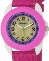 Sprout Unisex ST1010DPIVDP Eco-Friendly Corn Resin and Pink Organic Cotton Strap Watch