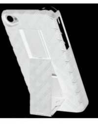 Apple iPhone 4 & 4S White Shell Holster Combo w/ Kickstand