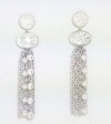 Lora Paolo Cubic Zirconia Pave Fringe Dangle Statement Earrings