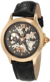 Stuhrling Original Men's 167.334569 Classic Delphi Priam Automatic Skeleton Rose Tone Watch