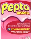 Pepto-Bismol Upset Stomach Reliever/Antidiarrheal Chewable Tablets, Original, 48-Count Boxes (Pack of 3)