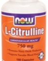 NOW Foods L-Citrulline  750mg, 180 Capsules,